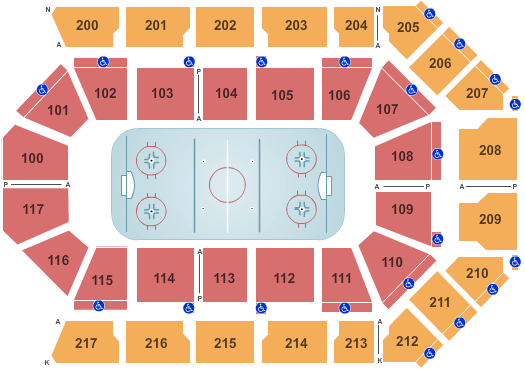 Dignity Health Arena NHL Seating Chart
